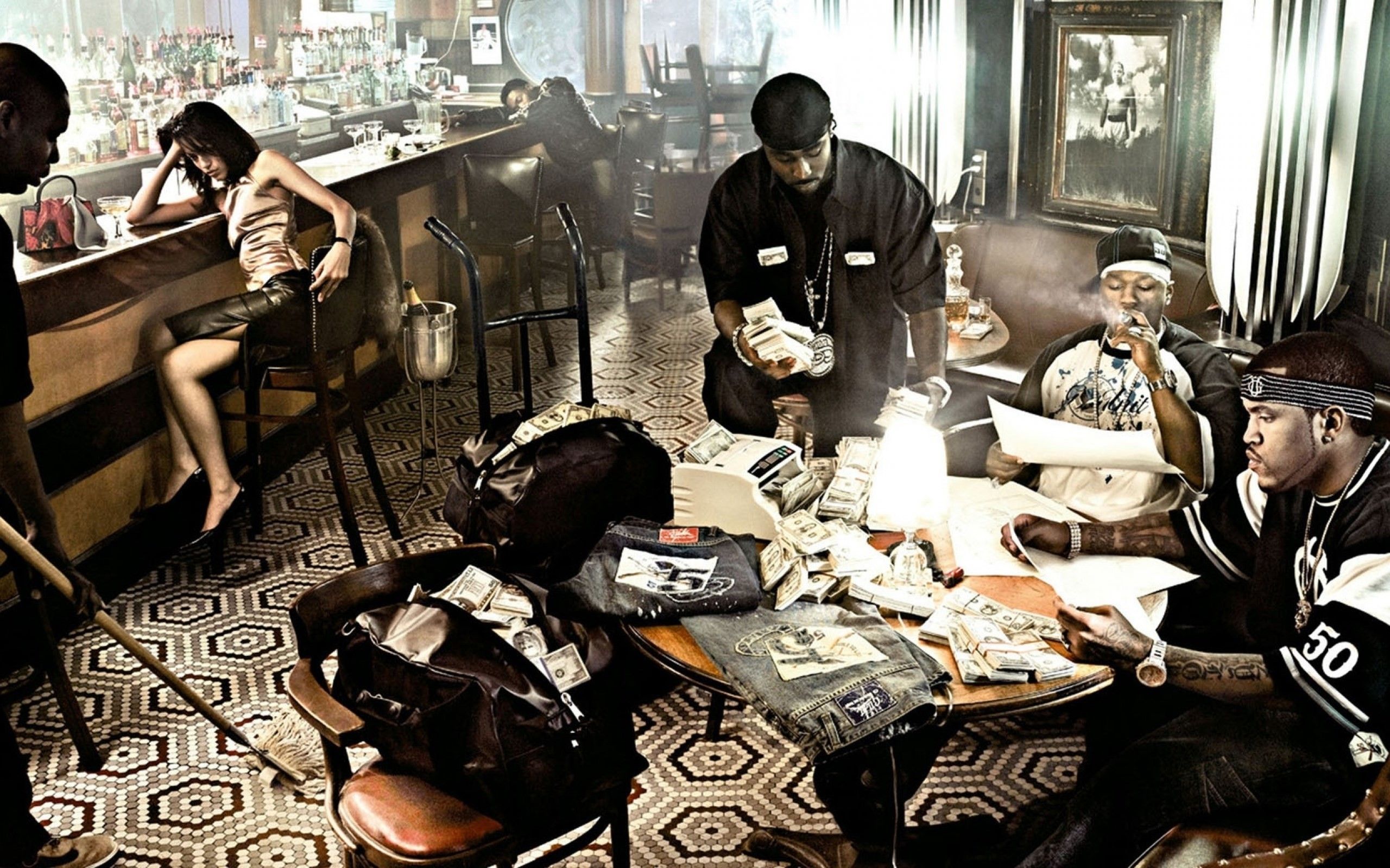 Rapper scena bar denaro, 2560x1600 WQXGA, Desktop