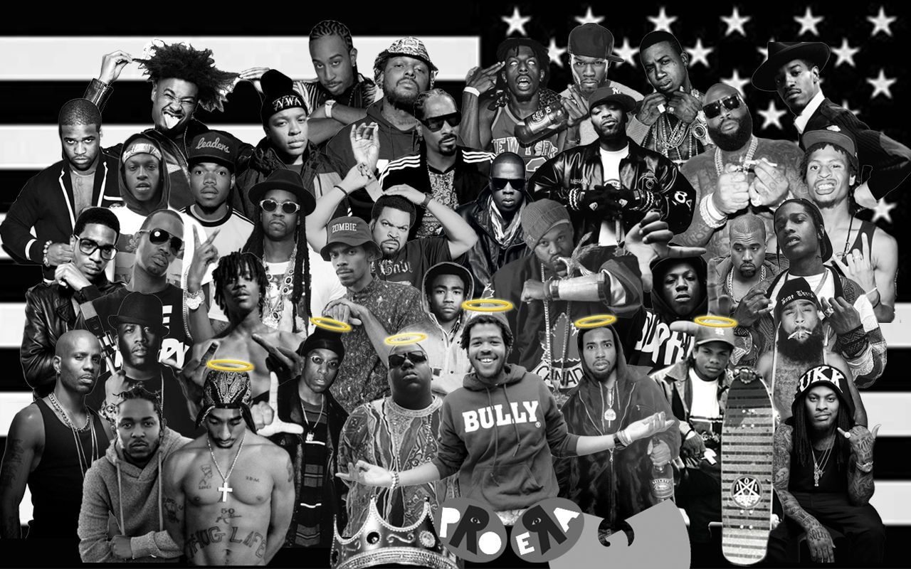 Collage rapper contemporanei colorato, 1600x1067 HD Ready, Laptop