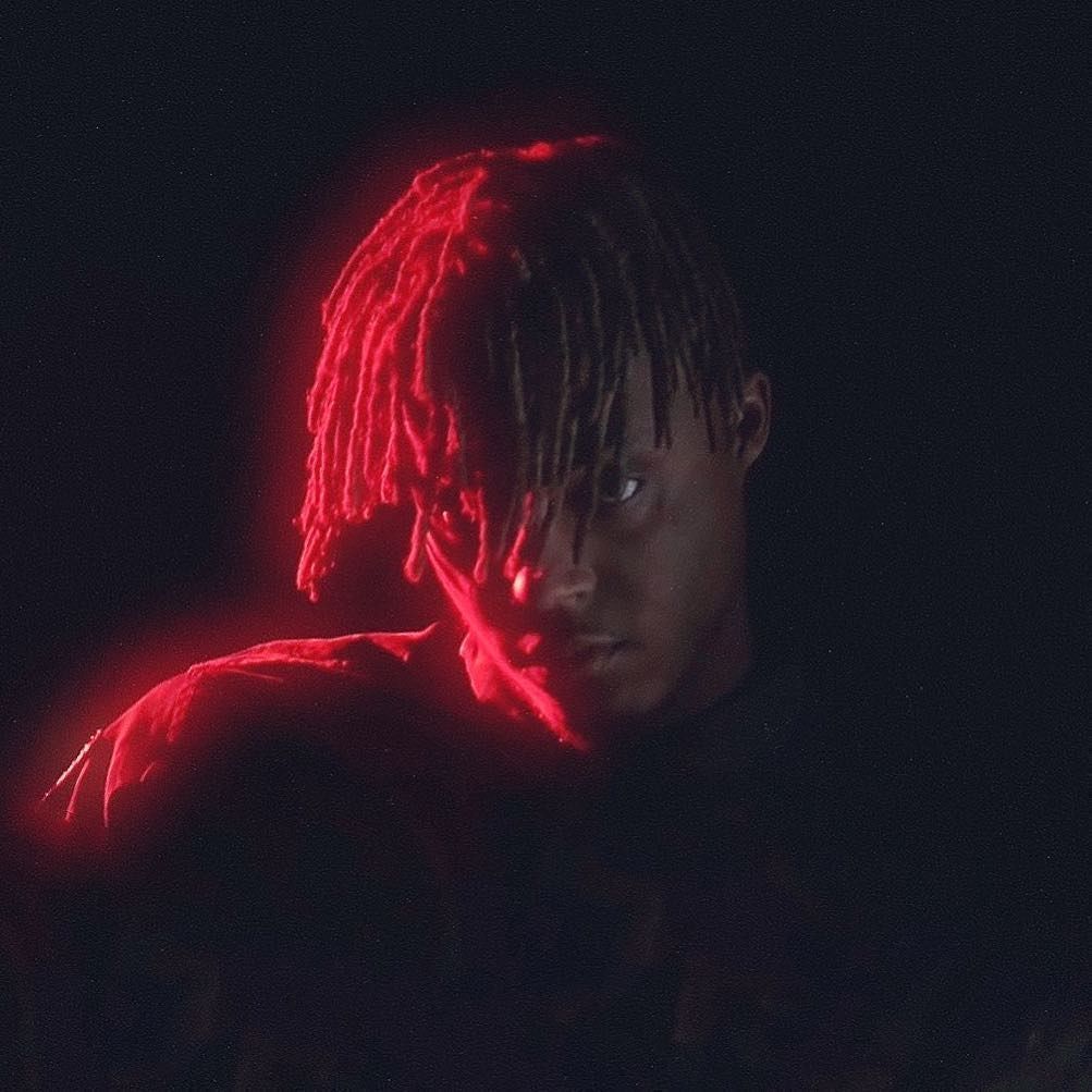 Juice WRLD silhouette rossa, Jarad Higgins, 1003x1003 HD, PC
