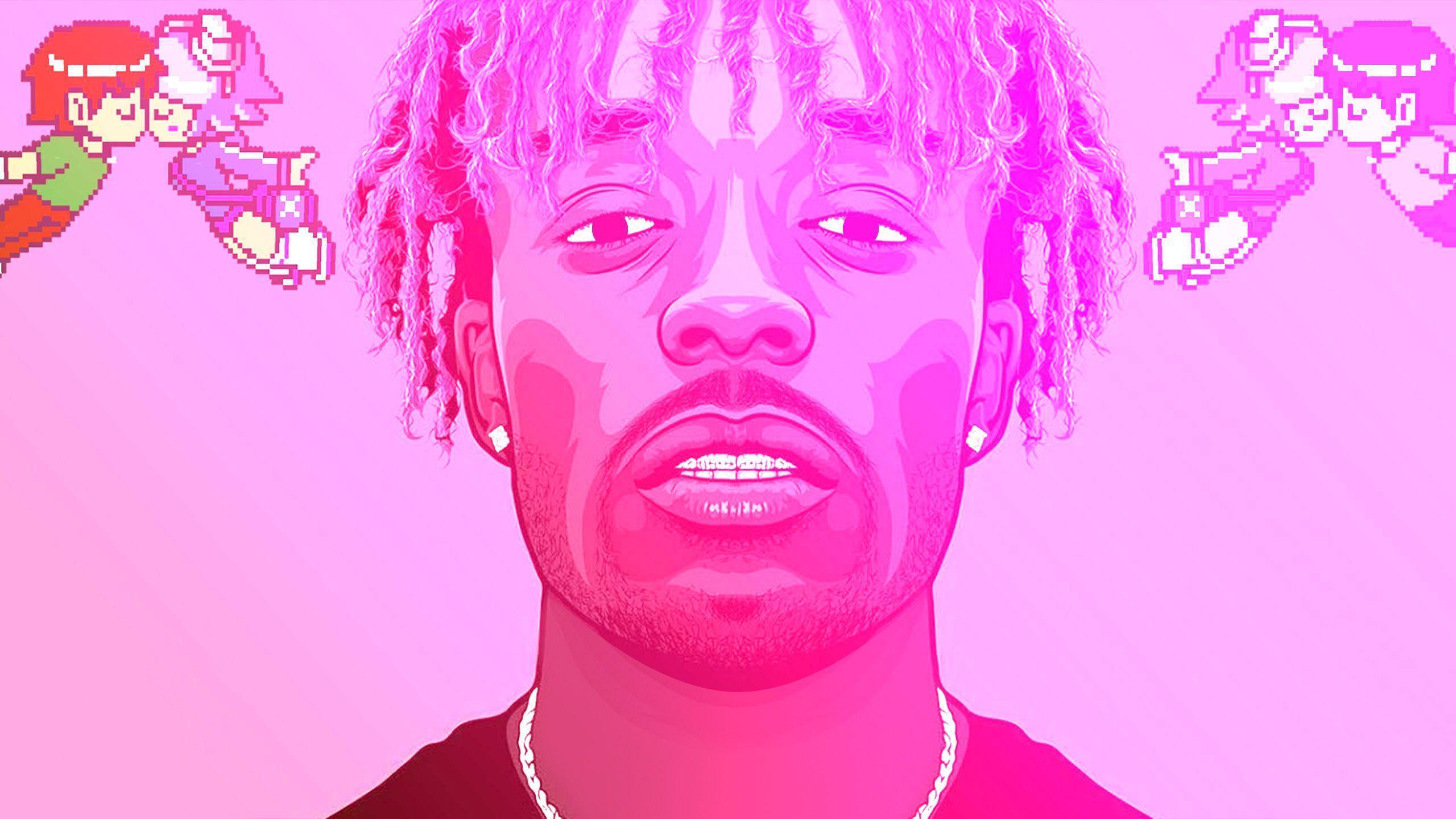 Rapper viso rosa dreadlocks, 2560x1440 2K, Desktop