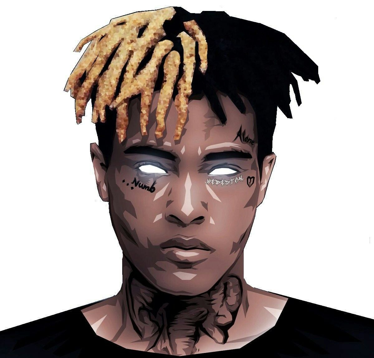 XXXTentacion illustrazione ritratto, rapper, 1200x1148 HD, Desktop