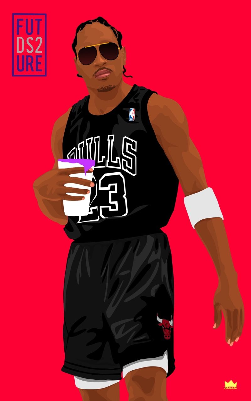 Rapper Future maglia Bulls, 800x1280 Verticale, iPhone Air