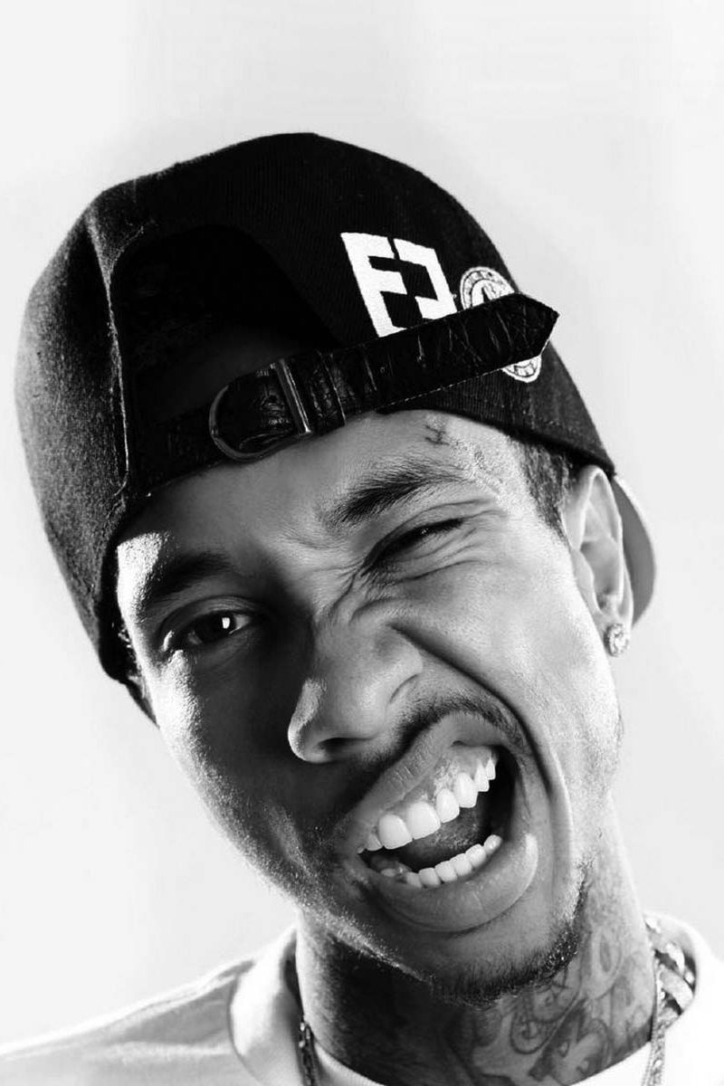 Rapper Tyga bianco e nero, 800x1200 Full HD Verticale, iPhone