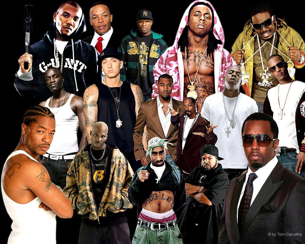 Collage rapper e cantanti hip hop, 1600x1067 HD Ready, Desktop