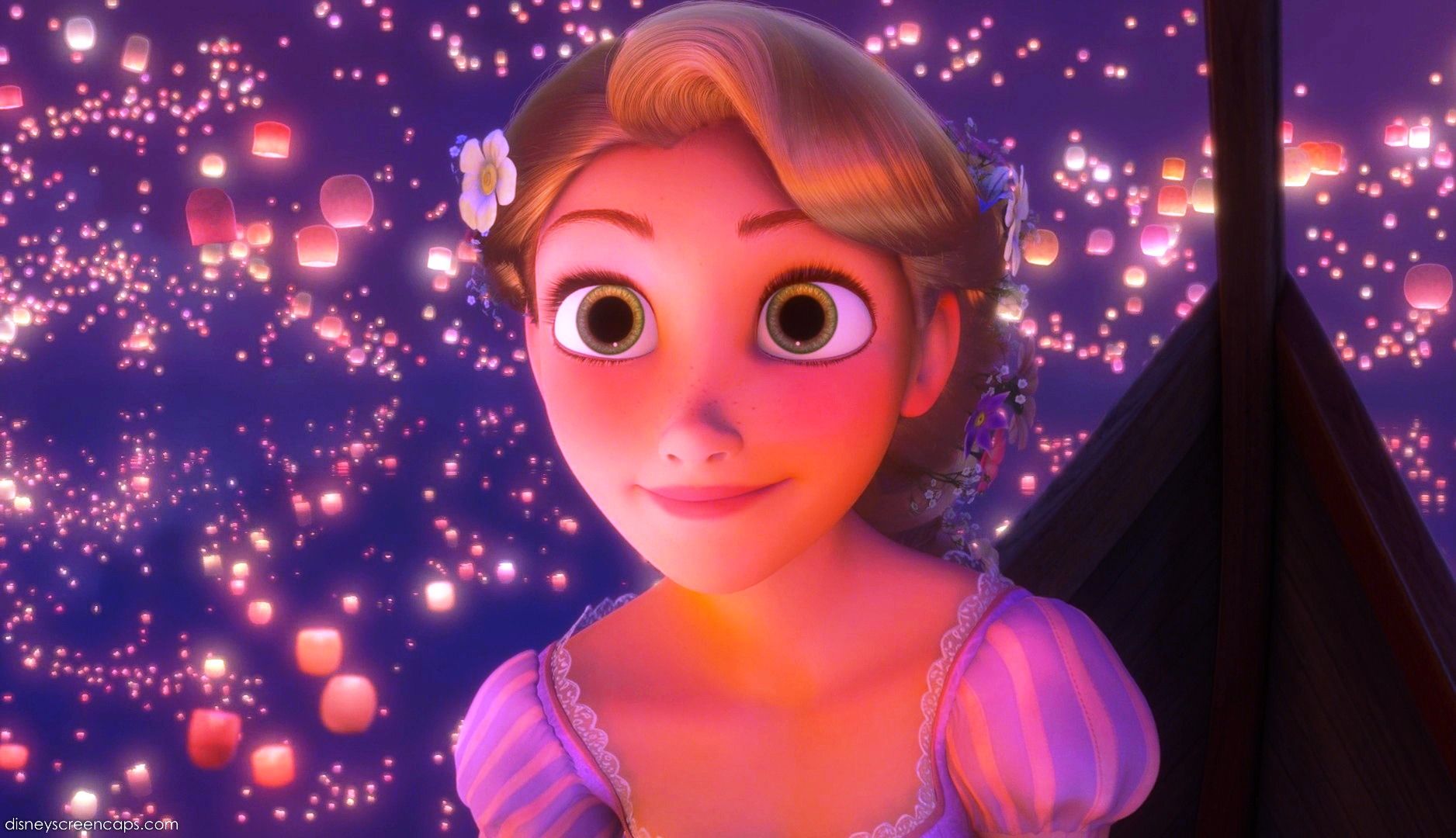 Rapunzel con lanterne fluttuanti, 1876x1080 HD Ready, Monitor Gaming