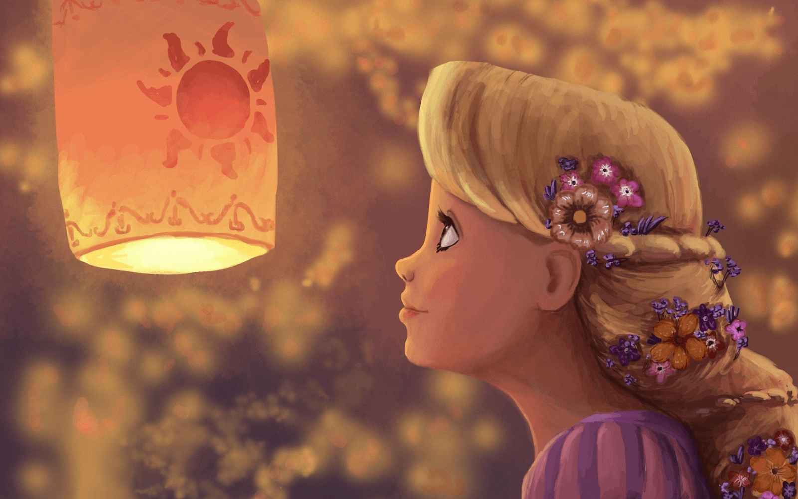 Rapunzel con lanterna Disney, 1600x1000 HD, PC Desktop