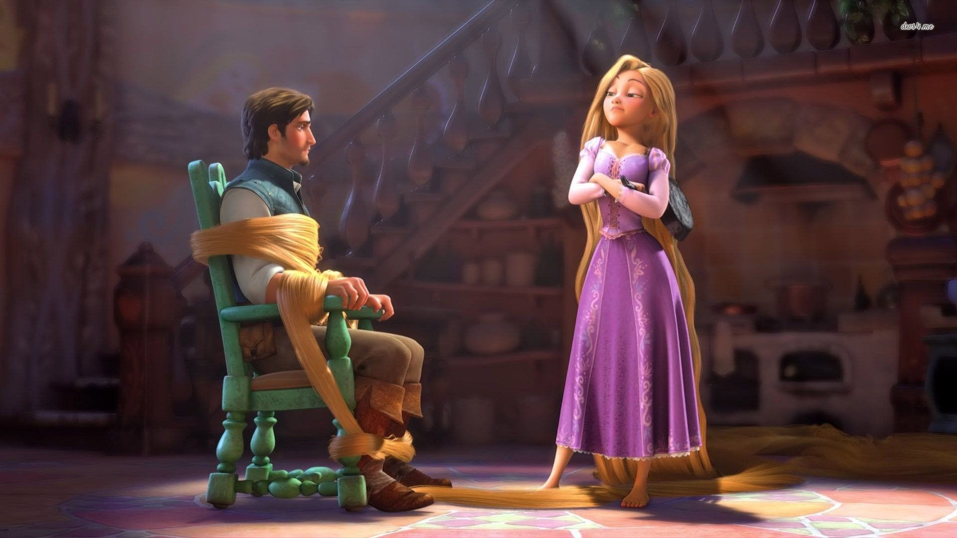 Rapunzel Disney principessa viola, 1440x900 720p, Monitor Gaming