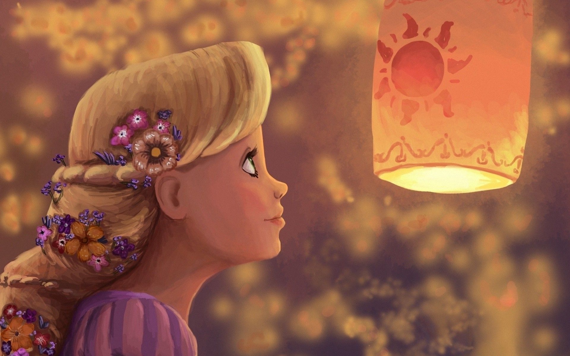 Rapunzel con lanterna, 1920x1200 Full HD+ WUXGA, Laptop