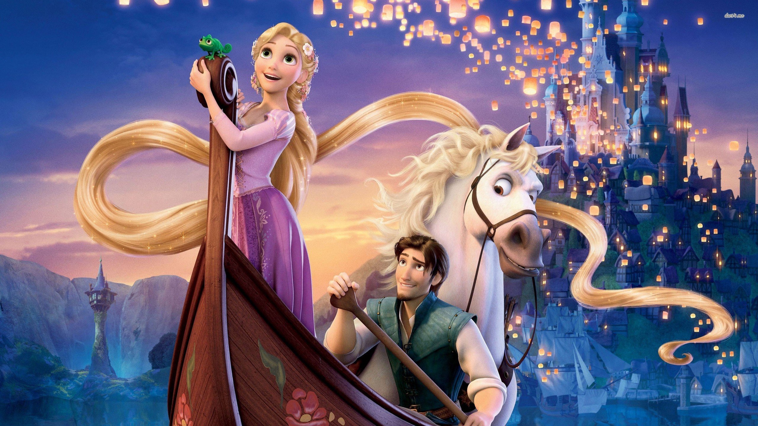 Rapunzel Flynn Disney Tangled, classici d'animazione, 2560x1440 QHD, Laptop