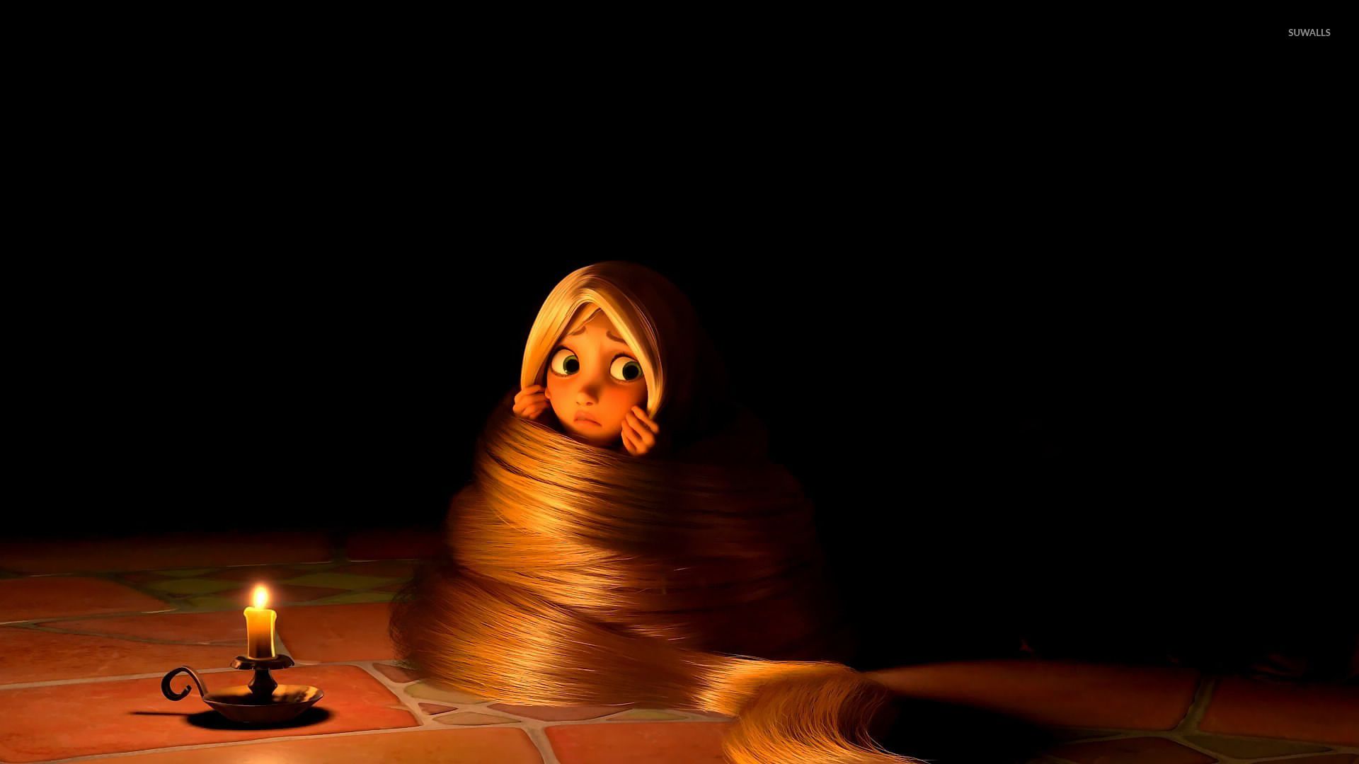 Rapunzel treccia lunga capelli, 1920x1080 1080p, Desktop