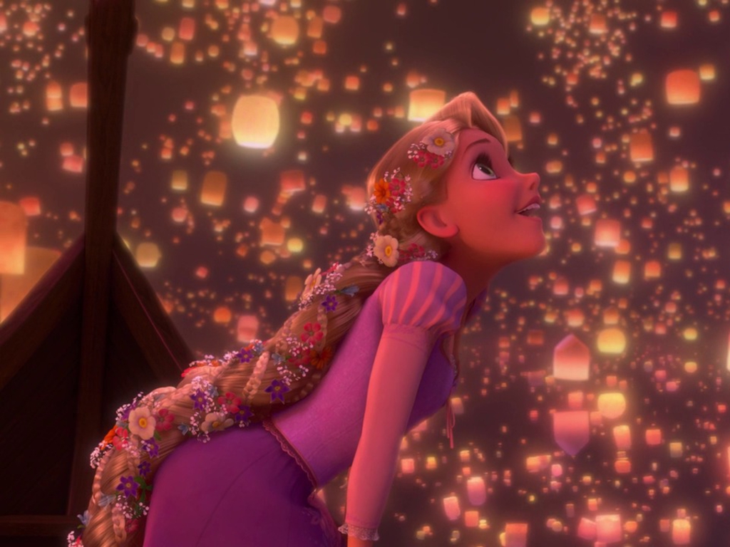 Rapunzel lanterne Tangled, 1024x768 HD, iMac