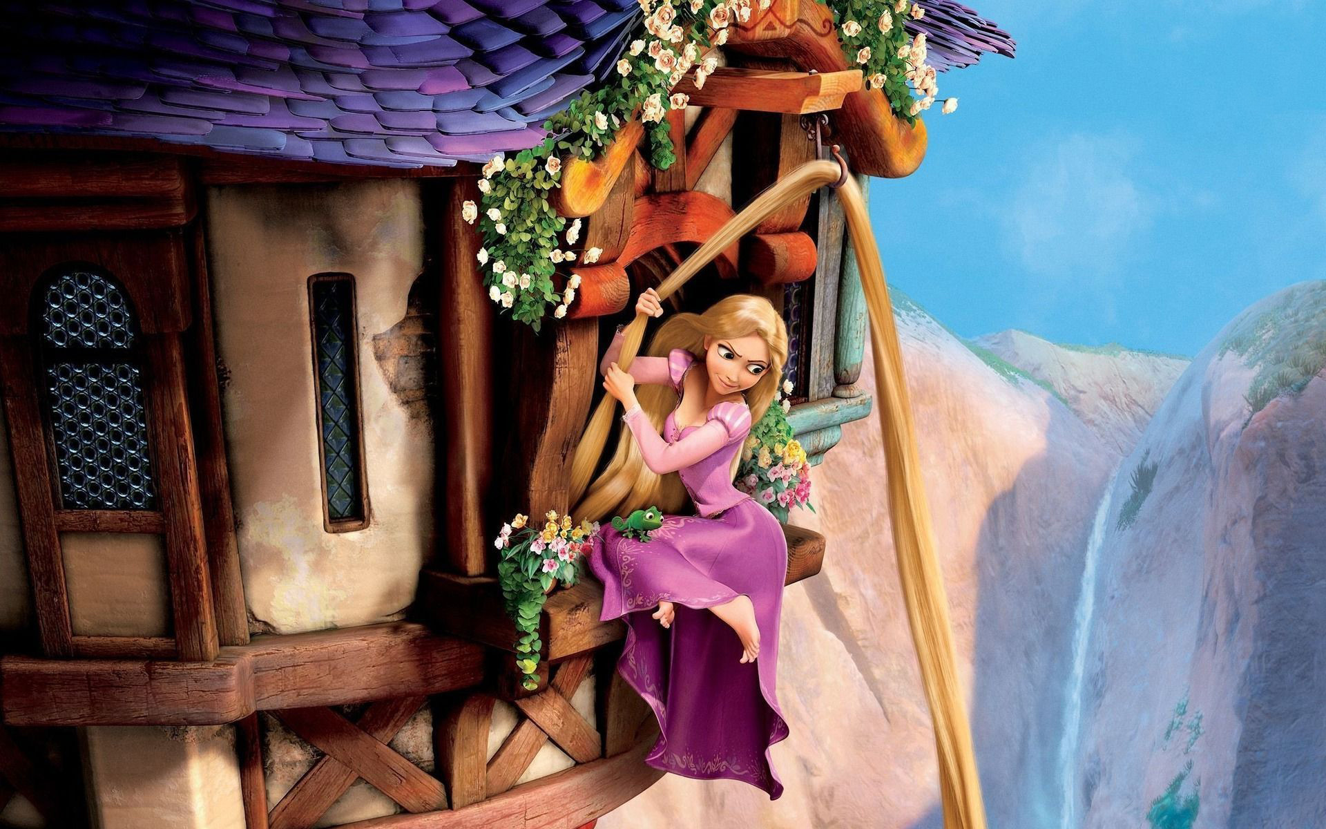 Rapunzel torre capelli lunghi, 1920x1200 Full HD+, PC Desktop