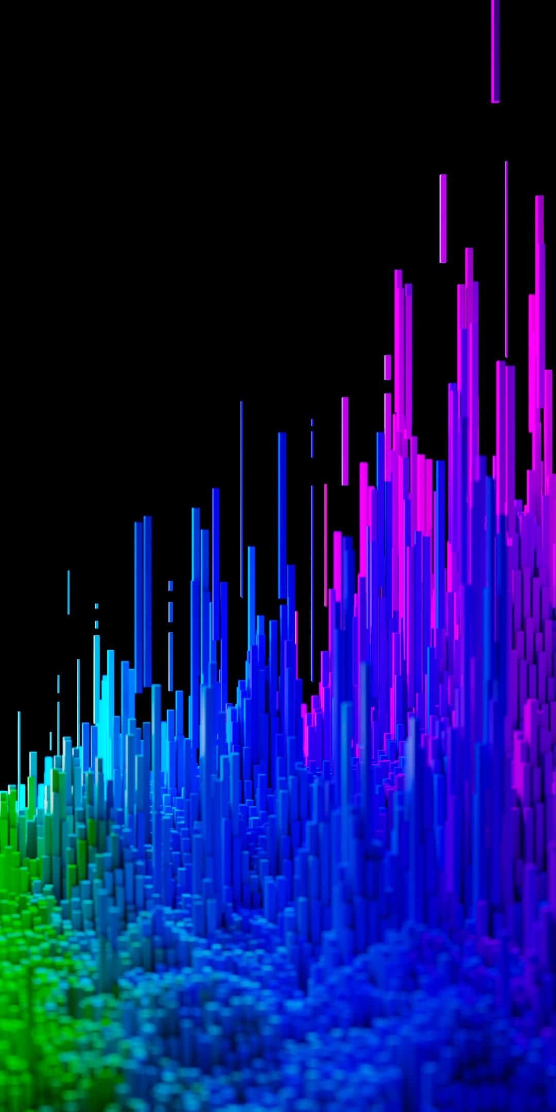 Barre astratte colorate luminose, 1080x2160 Full HD Verticale, iPhone