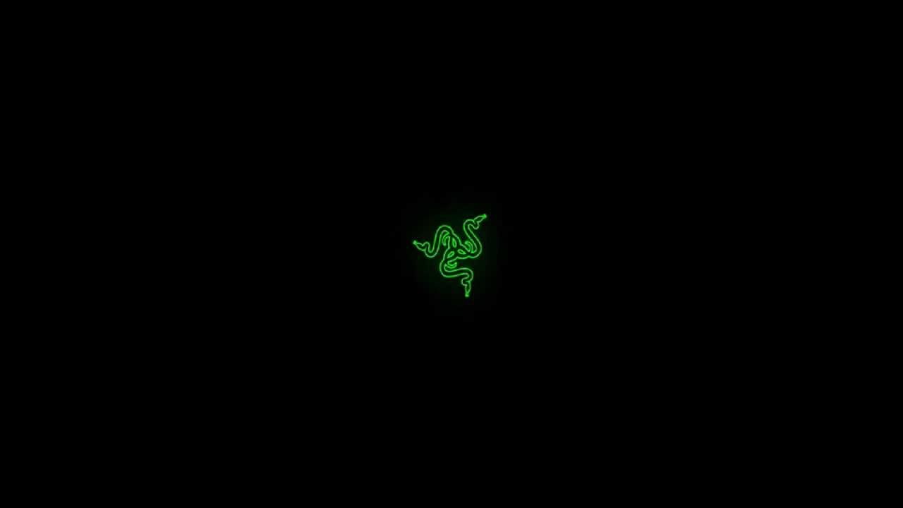 Logo Razer verde neon, 2880x1800 2K, Laptop