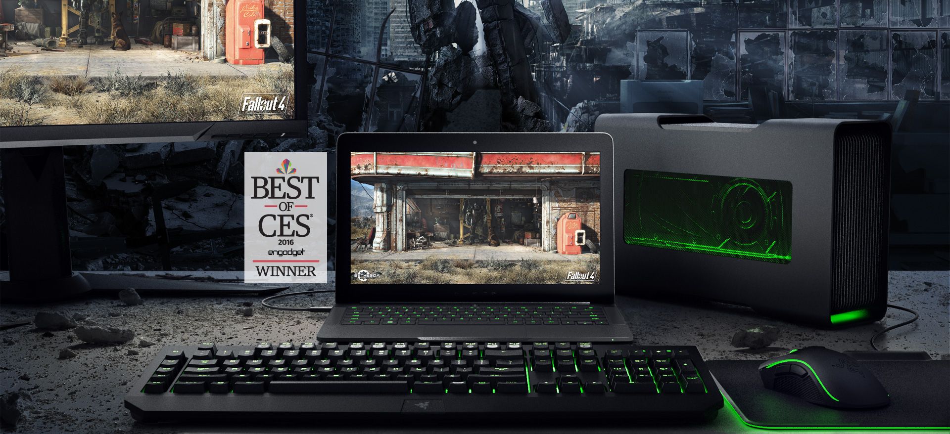 Laptop Razer Blade retroilluminato buio, 4032x3024 UHD, Monitor 4K