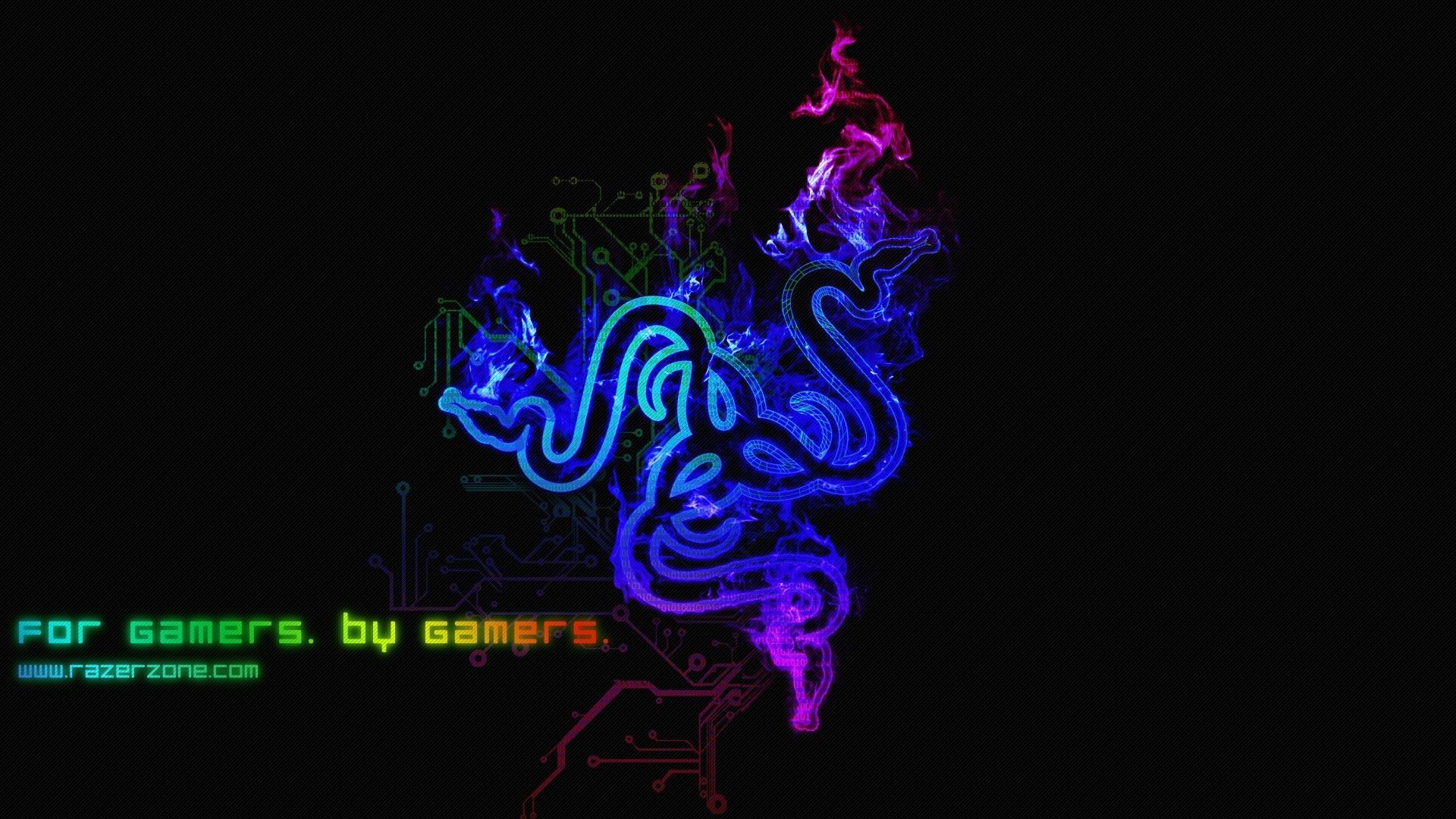 Logo Razer serpenti colorati, 1920x1080 Full HD 1080p, Monitor Gaming