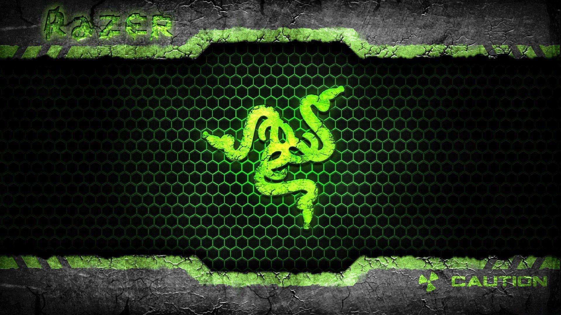 Logo Razer serpente verde, 1920x1080 Full HD, PC Desktop