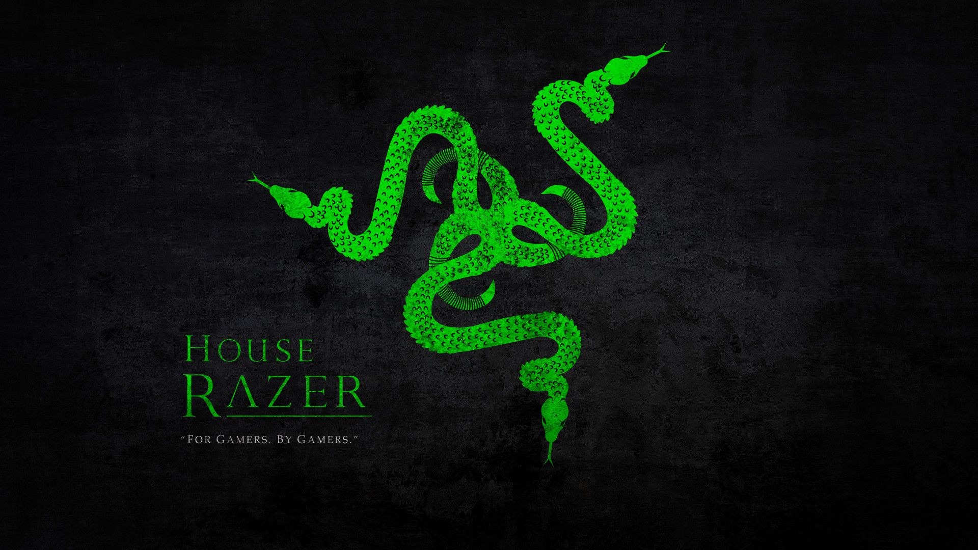 Logo Razer serpente verde, 1920x1080 1080p, PC Desktop