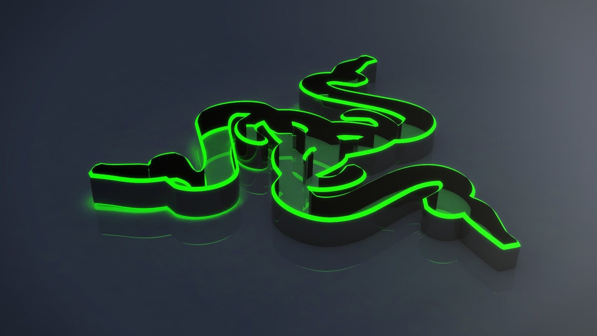 Logo Razer serpente verde, 1920x1080 Full HD, Desktop
