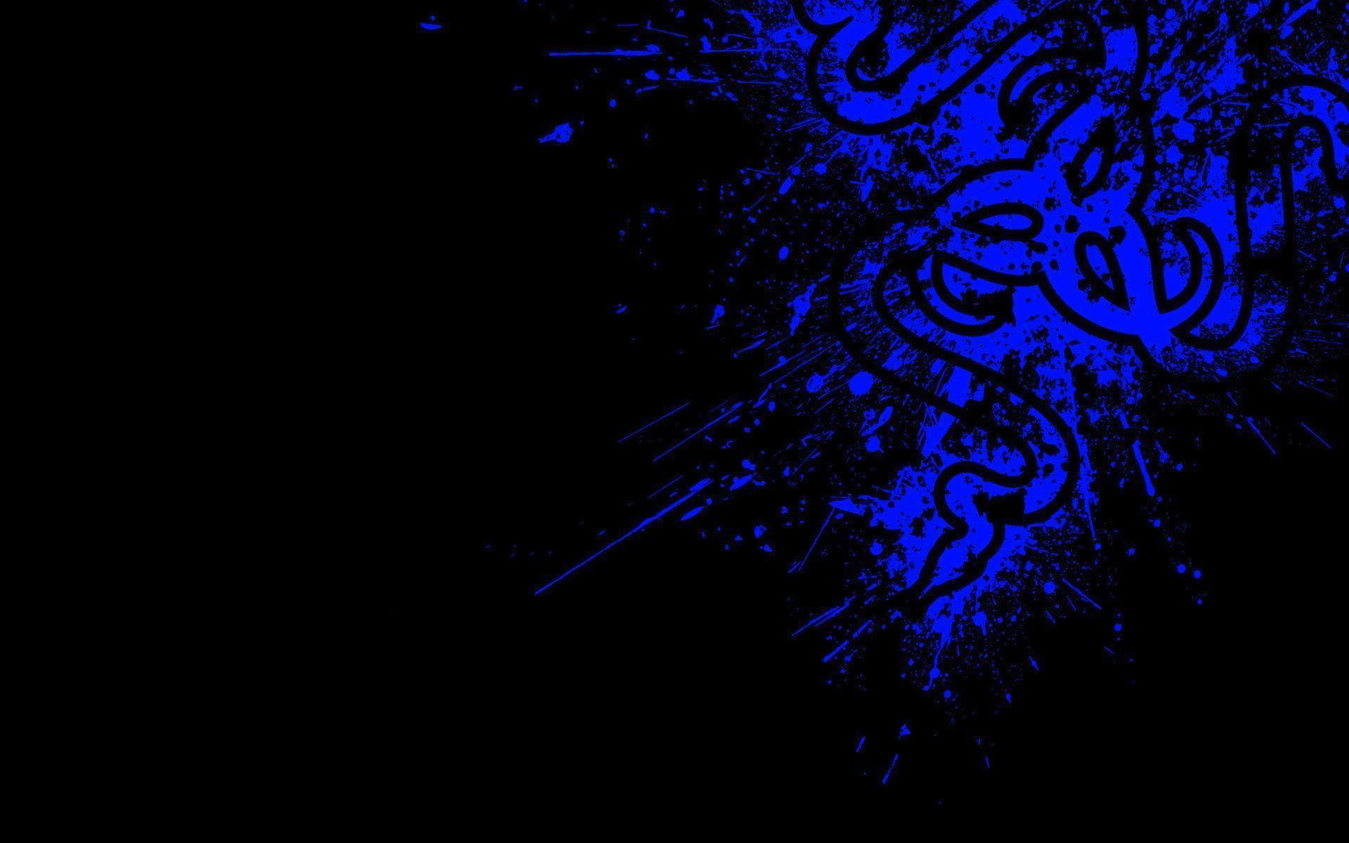 Logo Razer schizzo blu, 1920x1200 WUXGA, PC