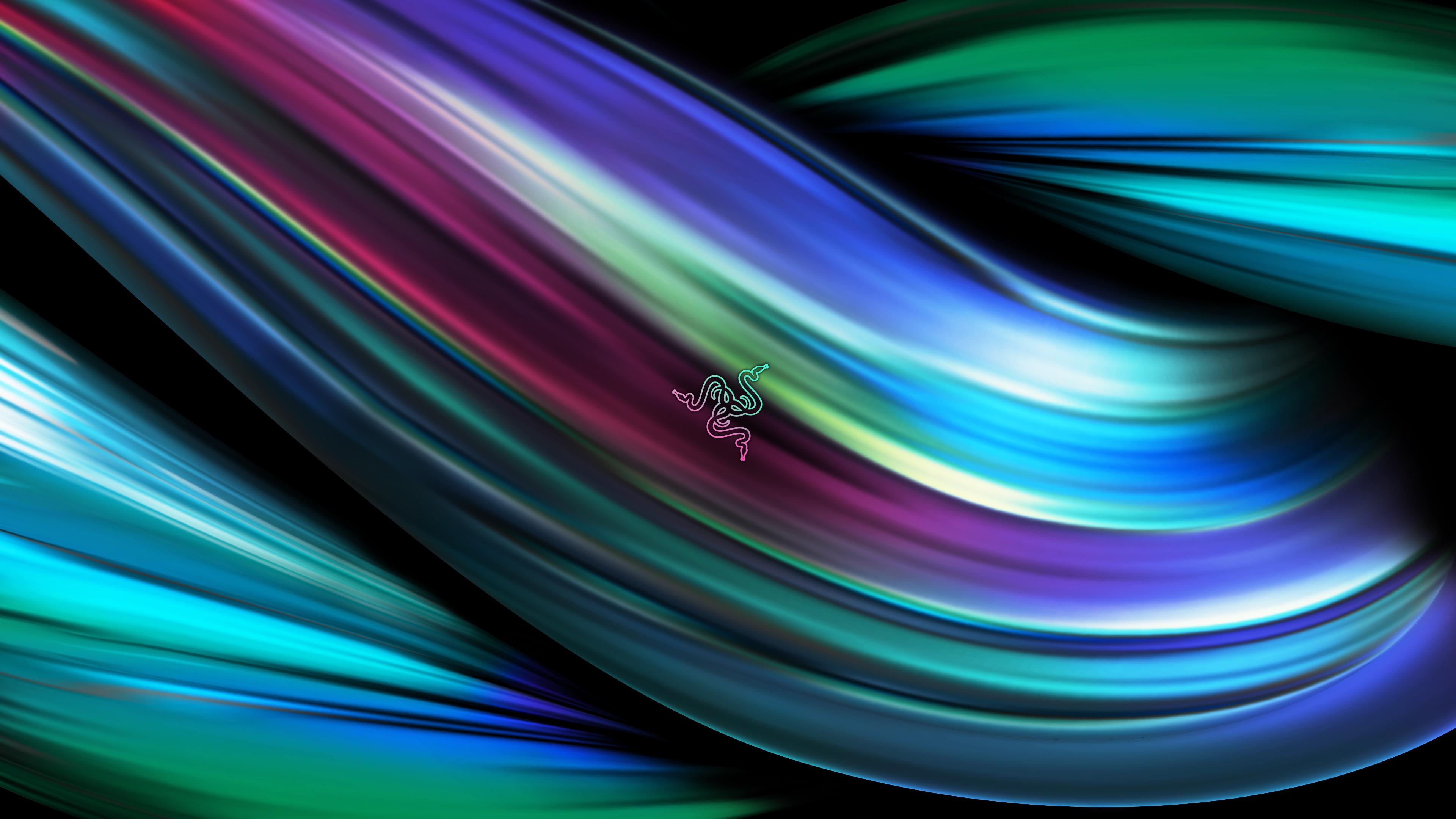 Logo Razer serpenti verdi, 3200x1800 WQXGA, PC