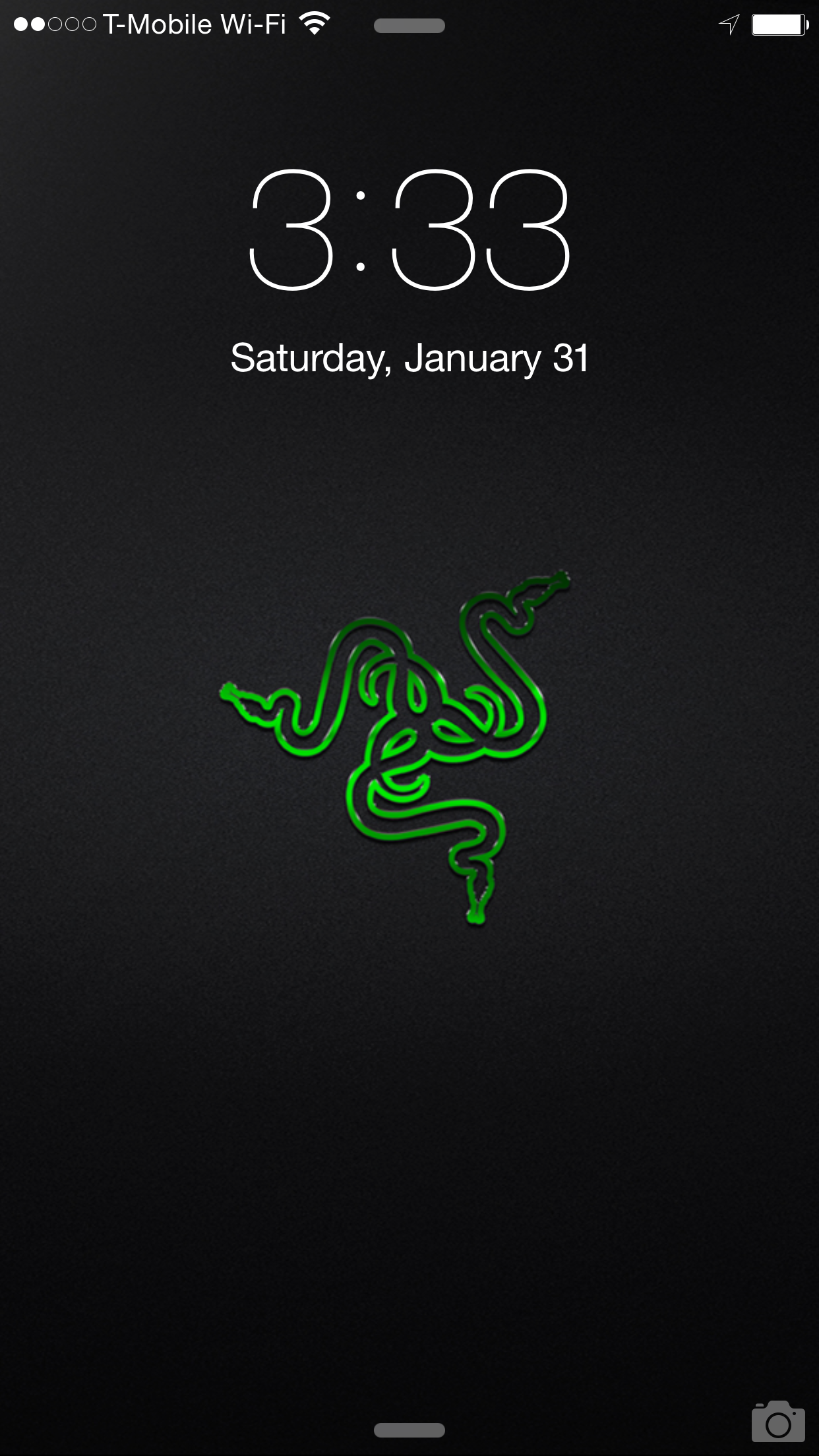 Logo Razer serpente verde, 1242x2208 Verticale, Telefono