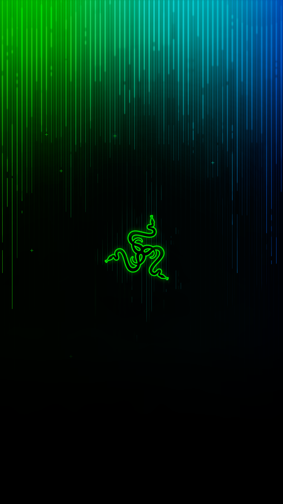 Logo Razer verde neon, 1080x1920 Verticale, Telefono