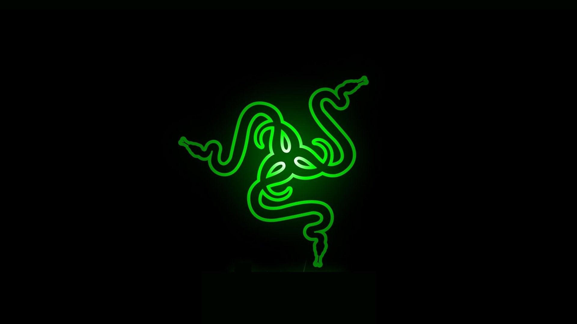 Logo Razer neon verde, 1920x1080 Full HD, PC