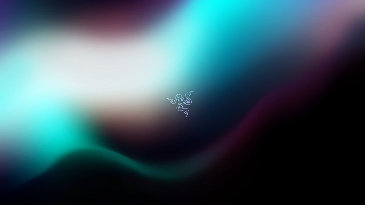 Logo Razer sfumato colorato, 1200x675 HD, Laptop