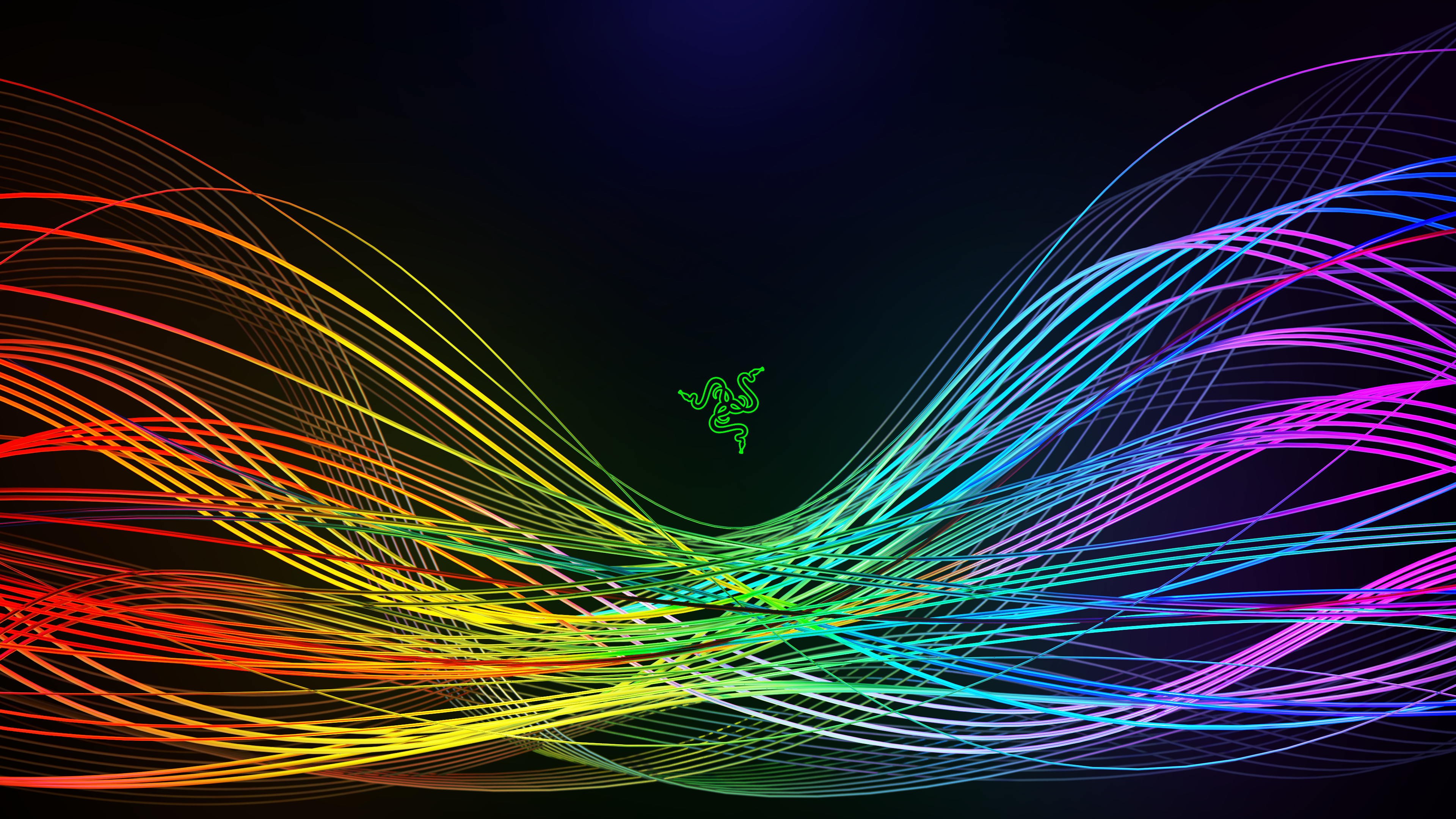 Logo Razer linee arcobaleno, 3840x2160 Ultra HD, 4K TV