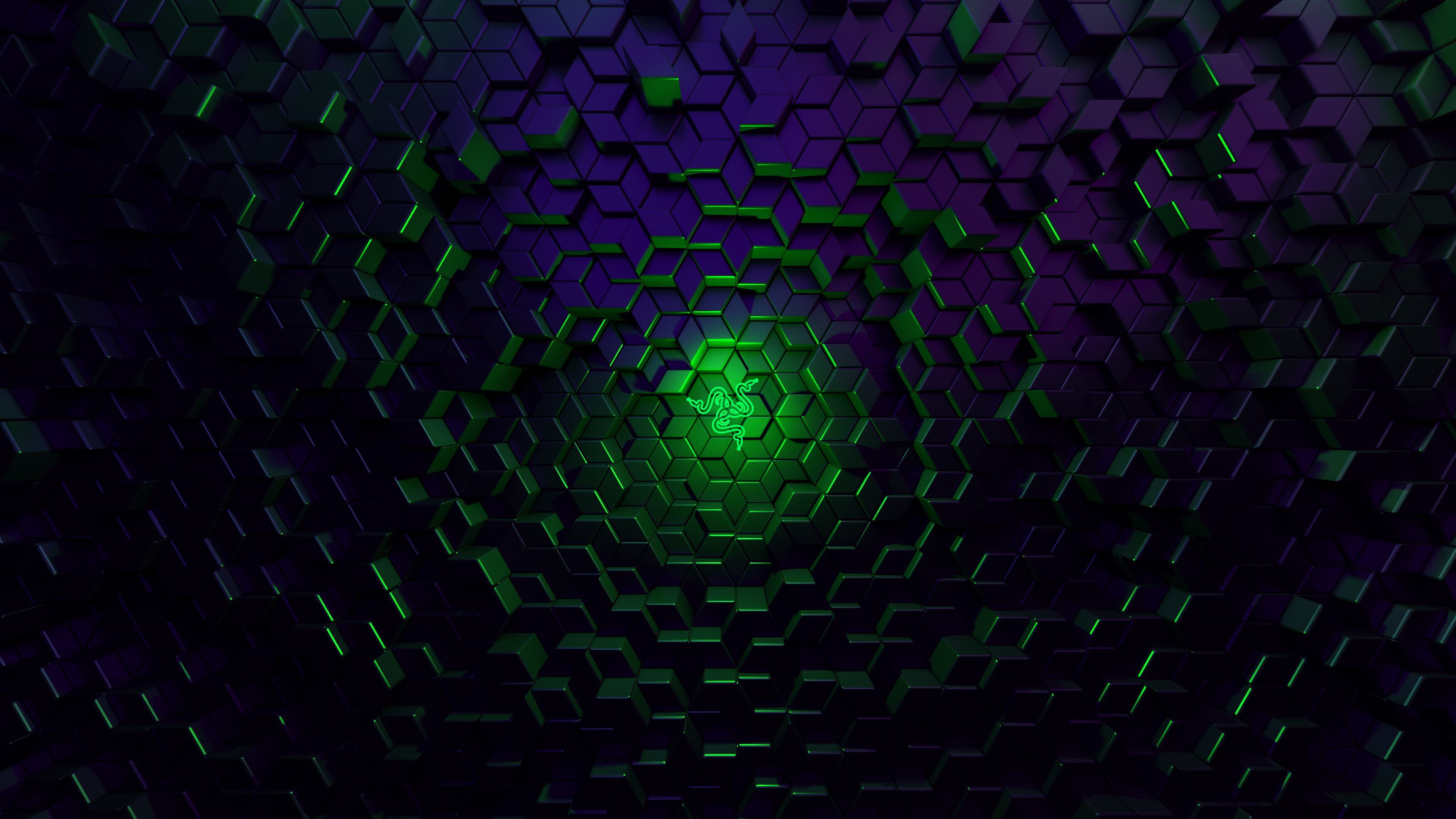 Motivo geometrico arcobaleno su nero, 5120x1440 21:9, Ultrawide