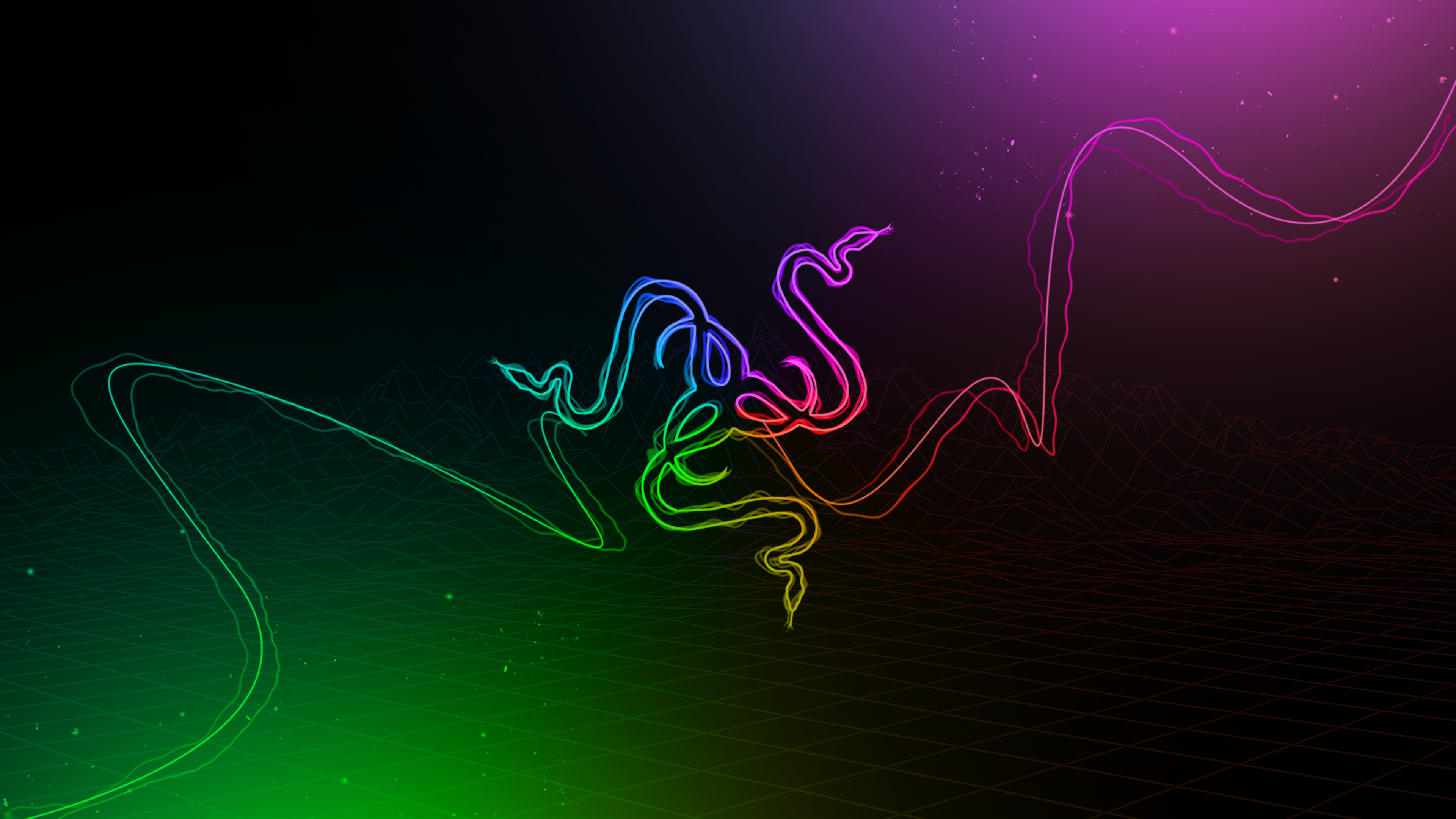 Logo Razer RGB colorato, 3840x2160 4K, Desktop 4K