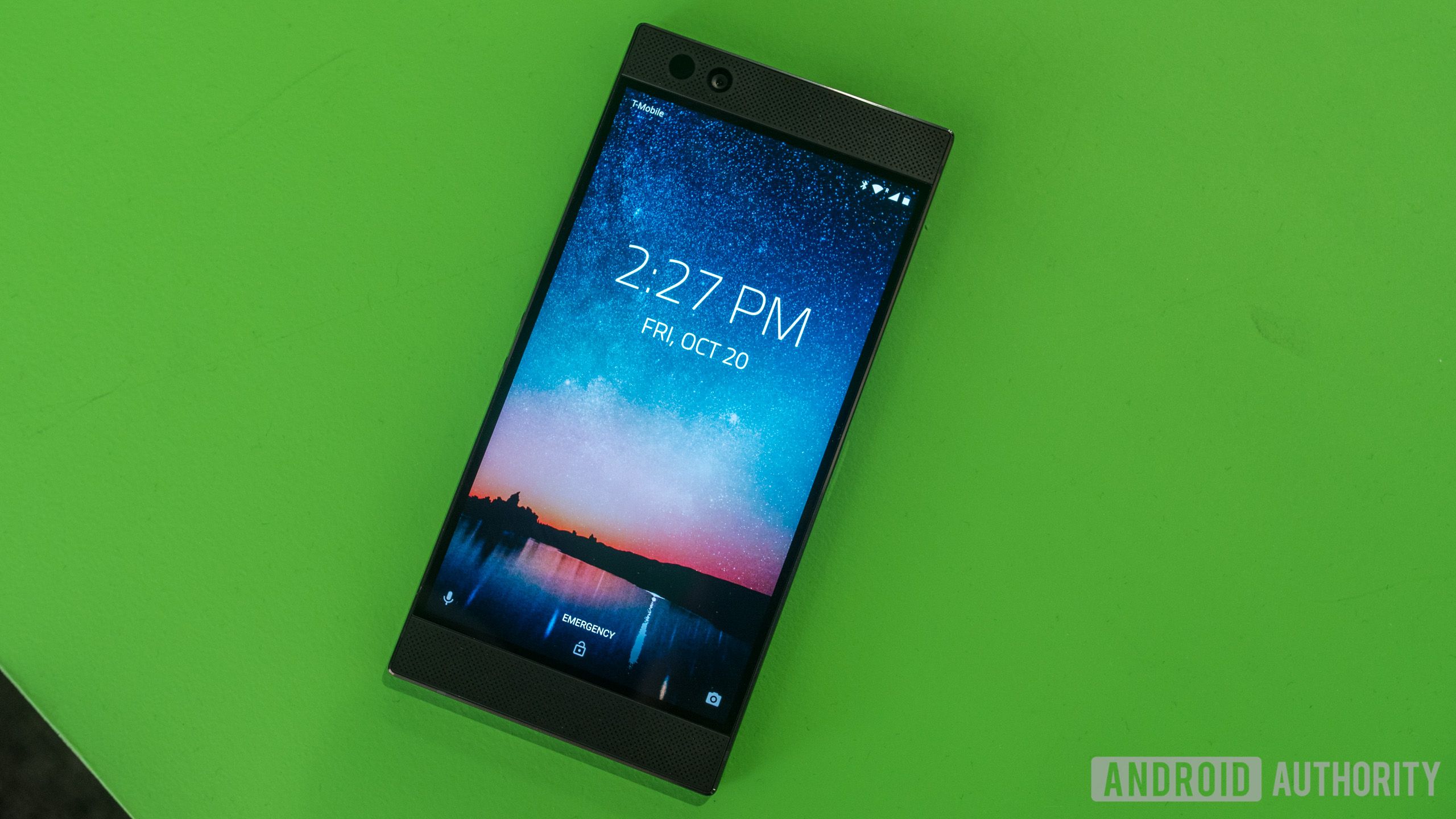 Razer Phone verde sfondo, 2560x1440 QHD, Laptop