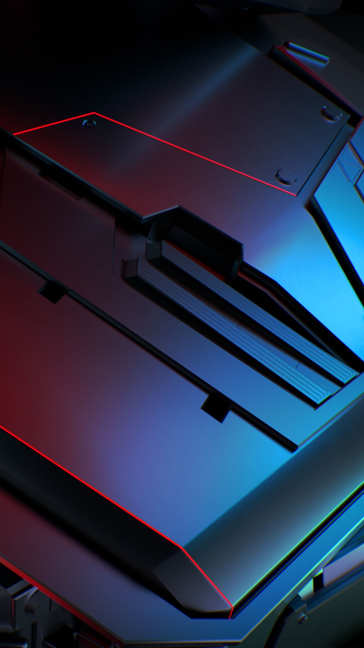 Logo Razer luci neon, 1440x2560 Full HD Verticale, Smartphone