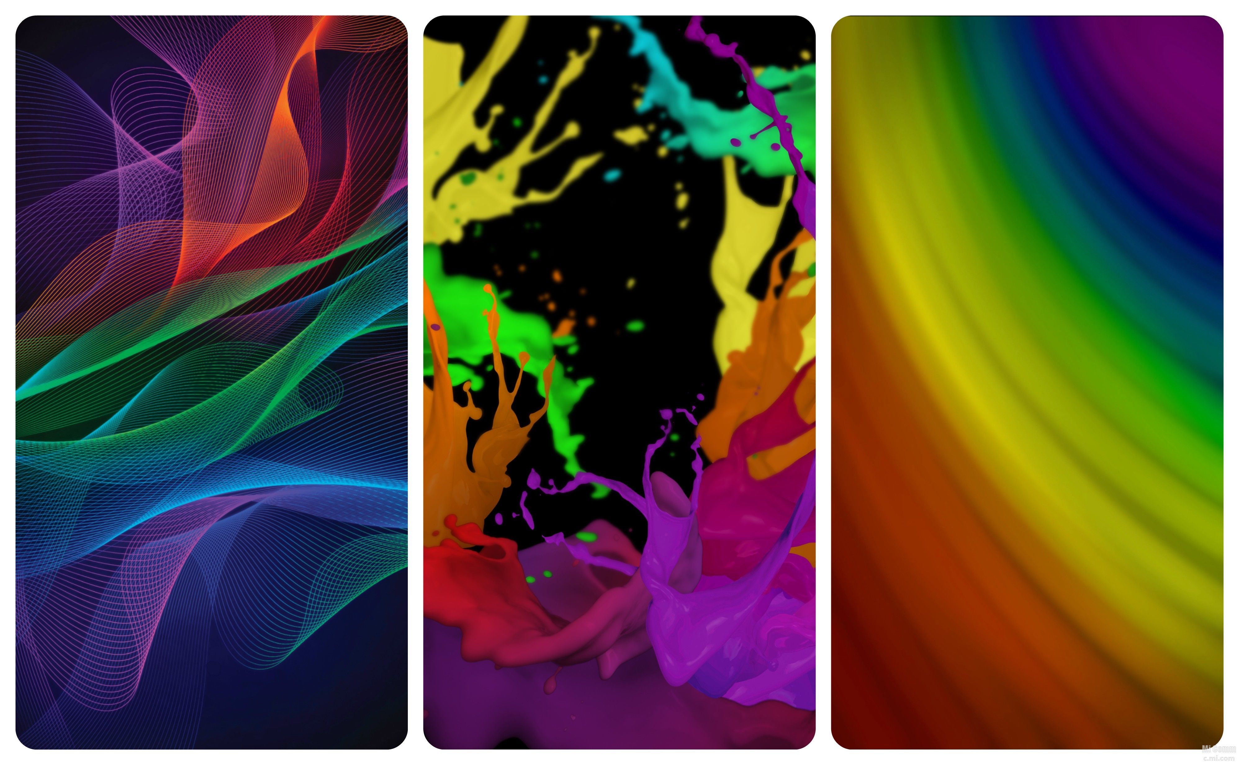 Razer Phone sfondi astratti colorati, 3992x2467 UHD, PC 4K