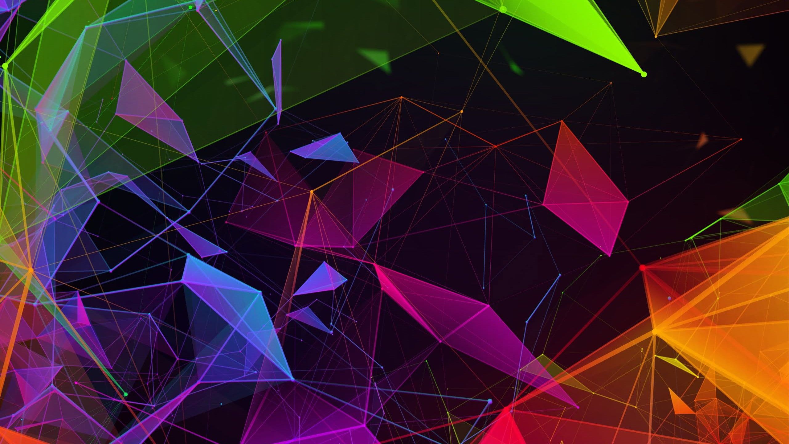 Sfondo astratto geometrico colorato, 2560x1440 1440p, Monitor Gaming