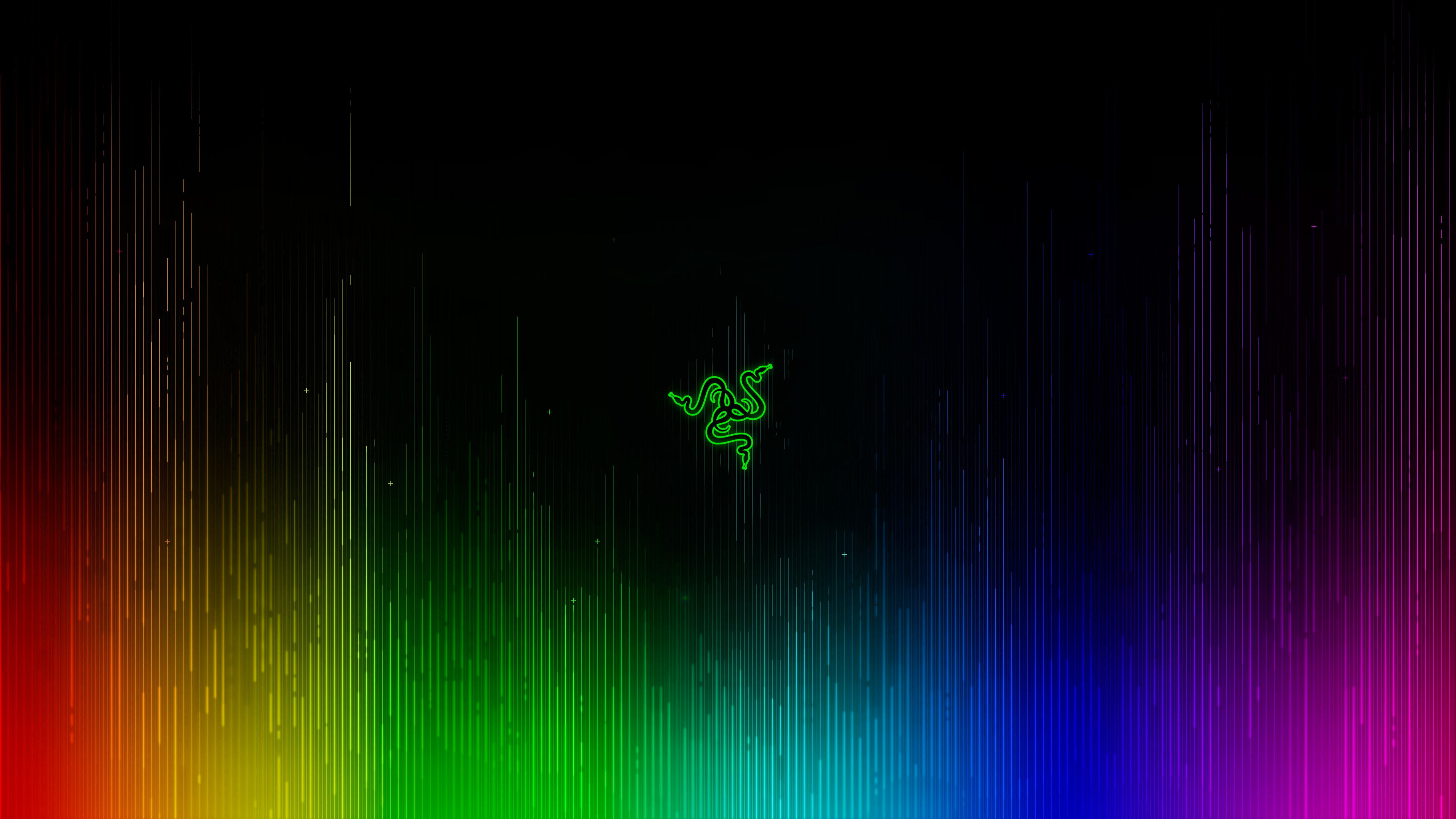 Logo Razer arcobaleno nero, 3840x2160 4K Ultra HD, Monitor 4K