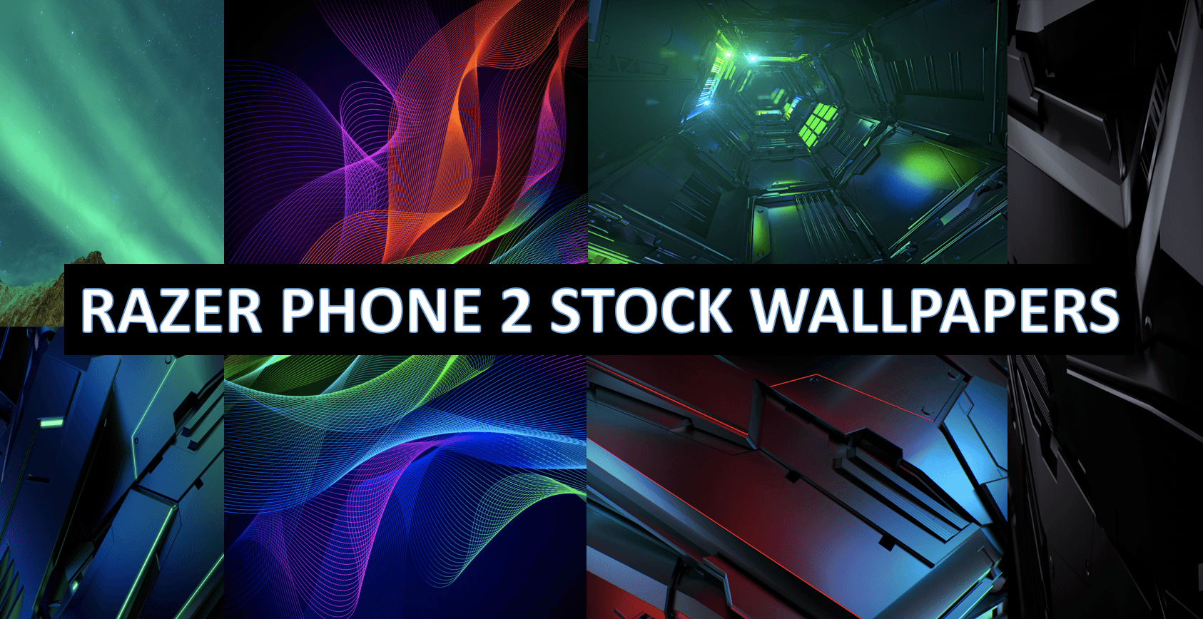 Griglia wallpaper astratti Razer verdi, 1686x868 900p, iMac