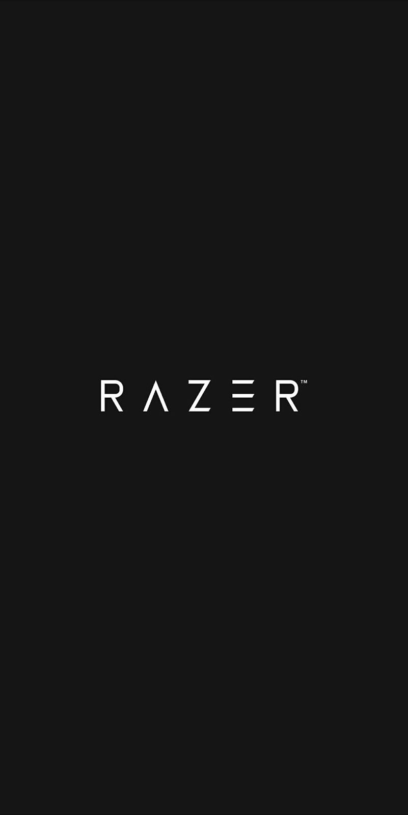 Logo Razer sfondo nero, 801x1600 Verticale, Android