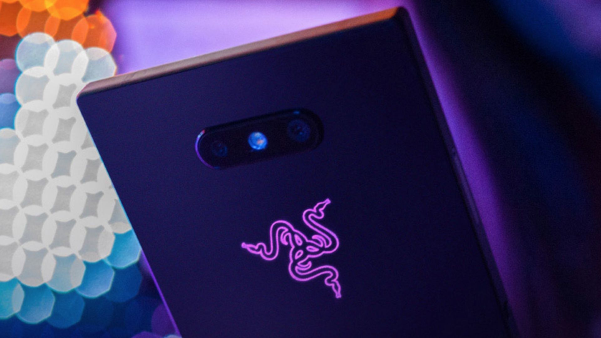 Razer Phone logo verde-viola, 1920x1080 Full HD 1080p, PC Desktop