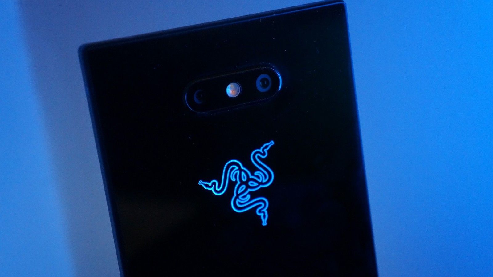Logo Razer illuminato smartphone, 1600x900 HD, Desktop