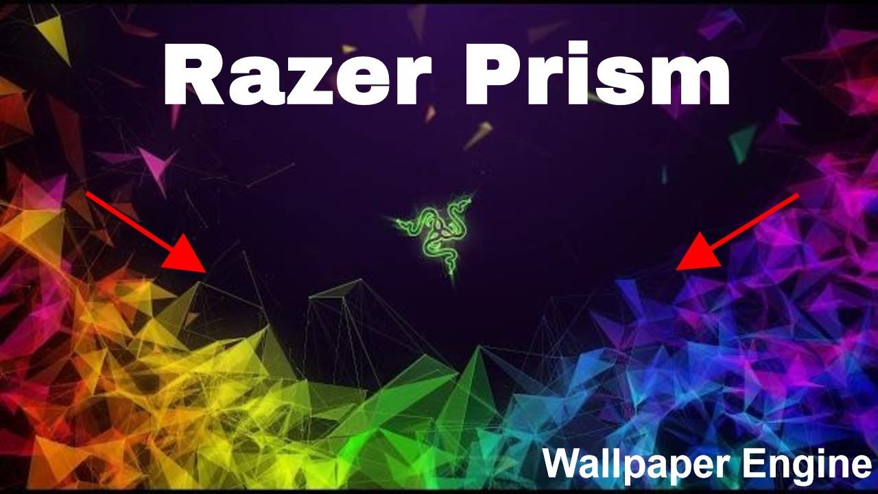 Logo Razer prisma colorato, 1280x720 HD, Desktop