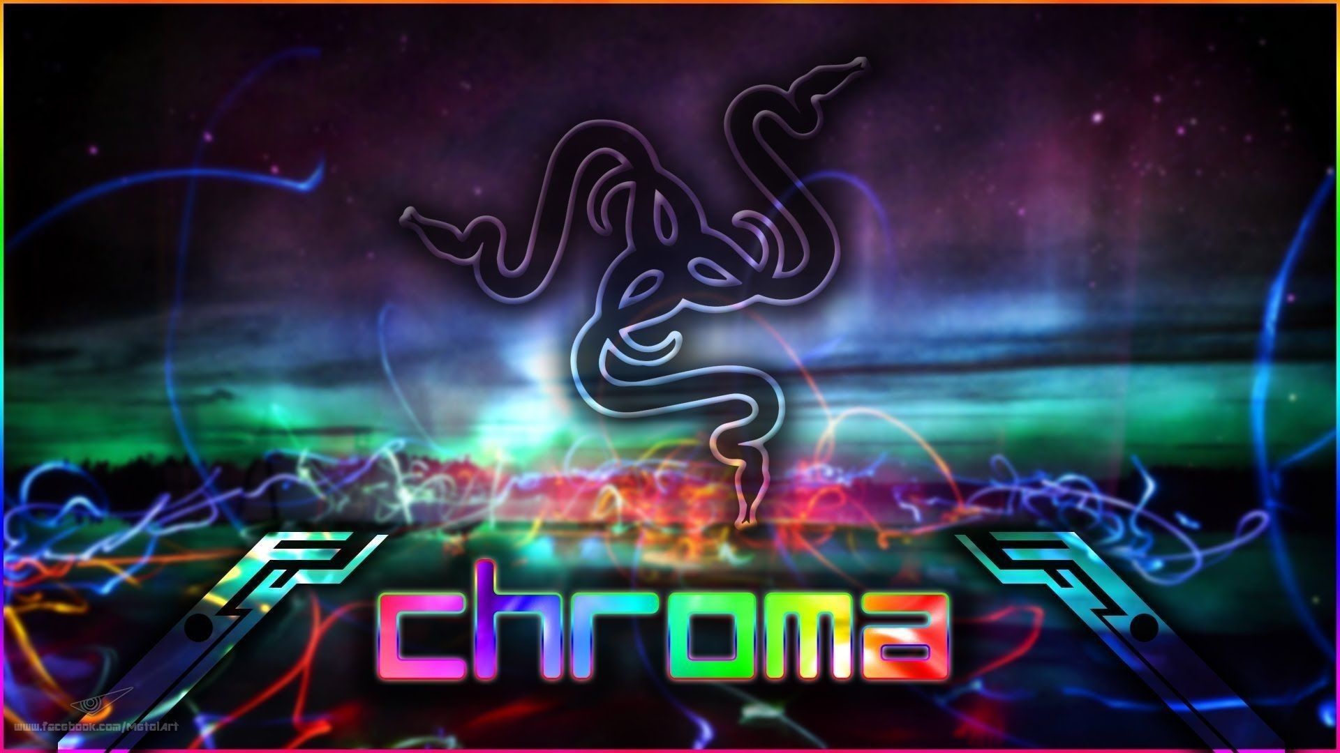Logo Razer Chroma colorato, 1920x1080 1080p, PC