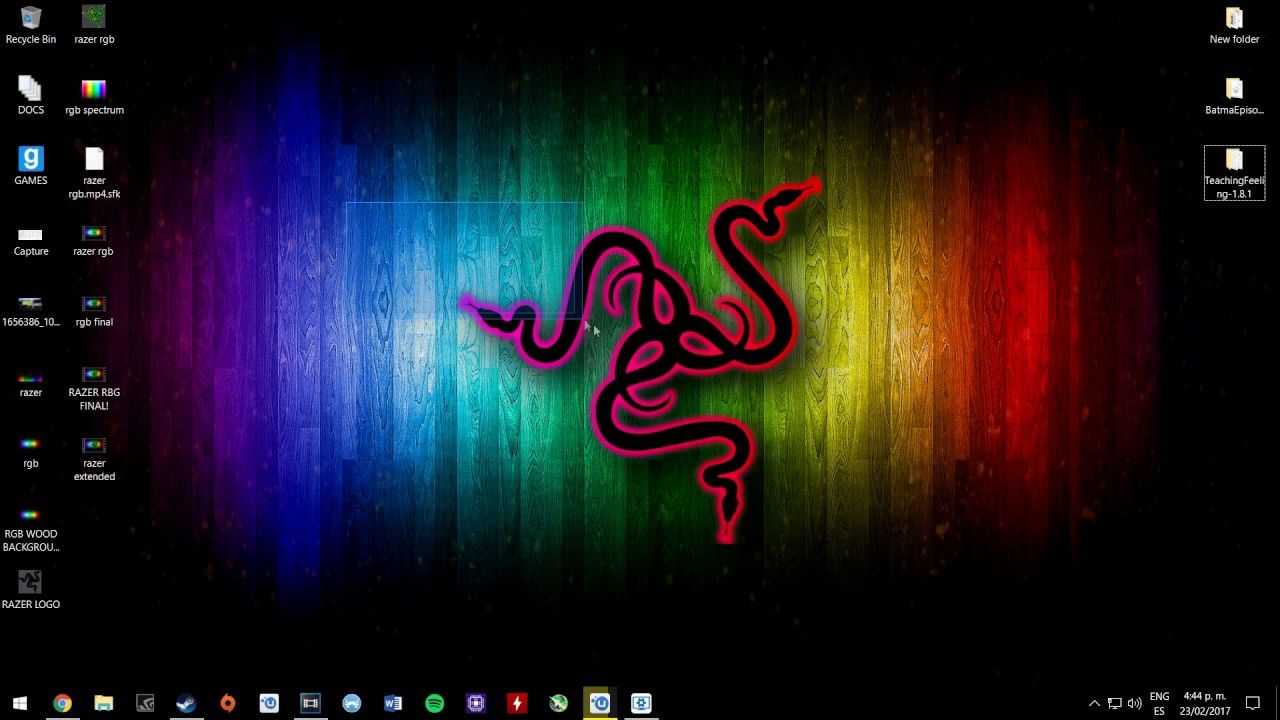 Logo Razer serpente arcobaleno, 1280x720 720p, Laptop
