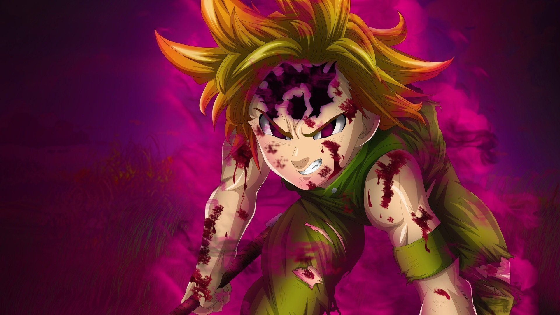 Meliodas forma demoniaca, Seven Deadly Sins, The Seven Deadly Sins, 1920x1080 1080p, Desktop