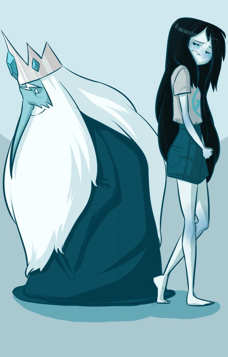 Ice King e Marceline, Adventure Time, Fortnite, 748x1168 Verticale, Mobile