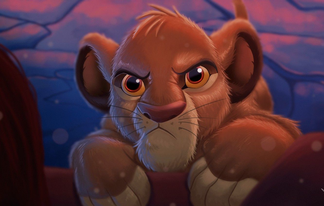 Simba cucciolo, Re Leone, 1332x850 HD, Desktop