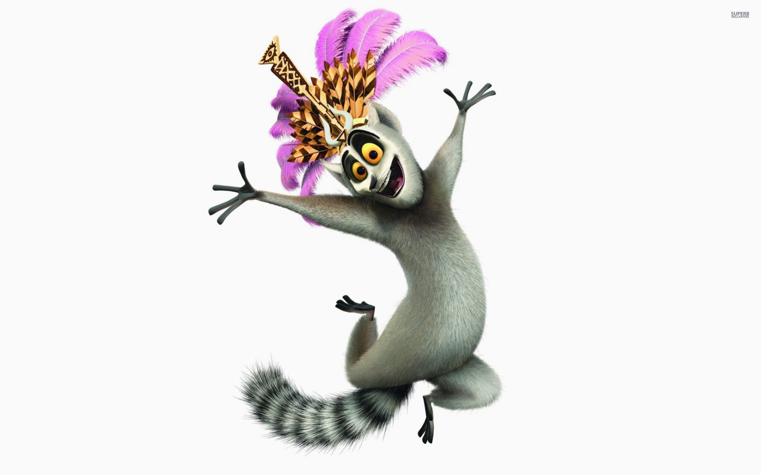 Re Giuliano Madagascar cartone, 2560x1600 2K+, Desktop