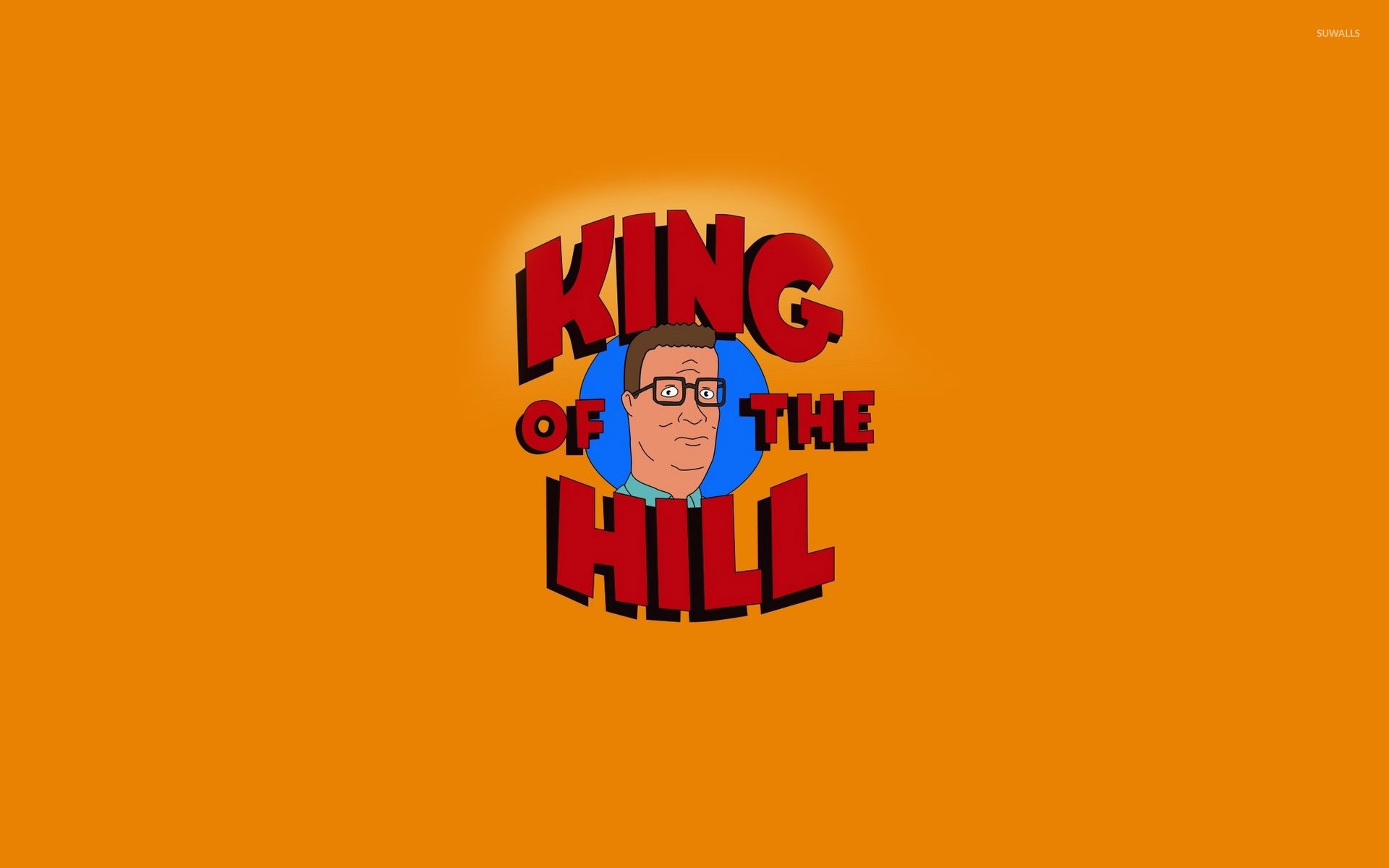 King of the Hill logo arancione, 1920x1200 Full HD+, Desktop
