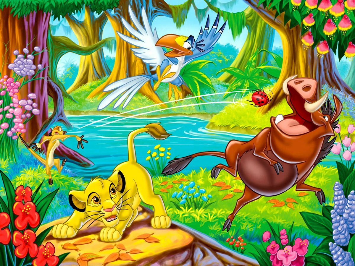 Simba, Zazu e Pumbaa - Re Leone, 1200x900 HD, Desktop